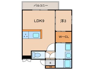 パロス明石ウエストの物件間取画像